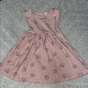 Rylee + Cru Pink Sleeveless A-Line Sundress